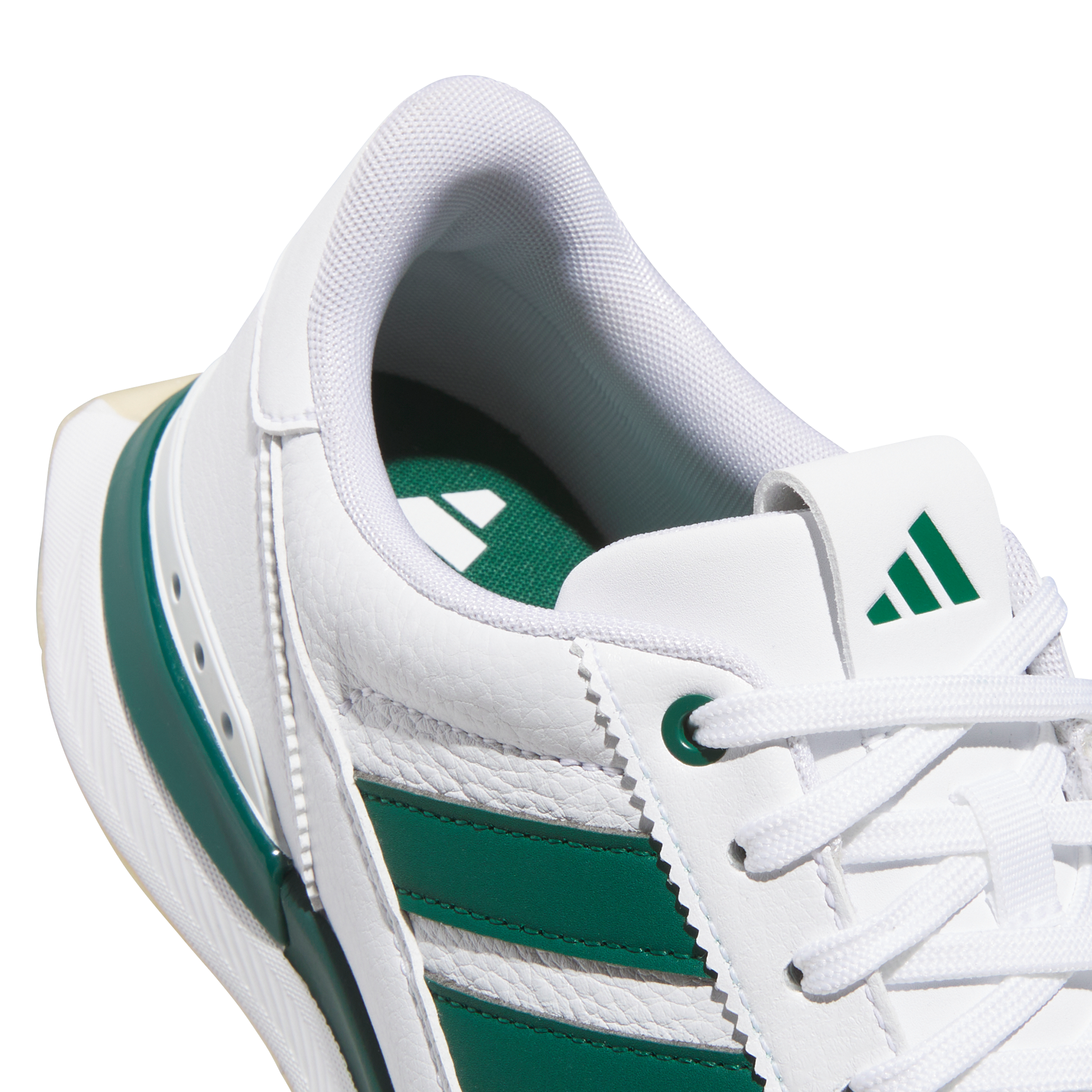 Men's S2G Leather 26 Spikeless Golf Shoe - White/Green