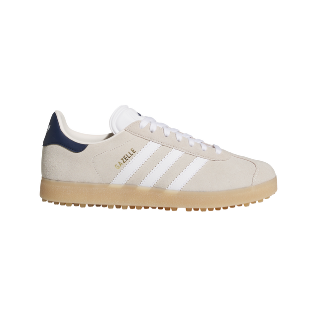 Men's Gazelle Spikeless Golf Shoe - Off-White/Navy ADIDAS