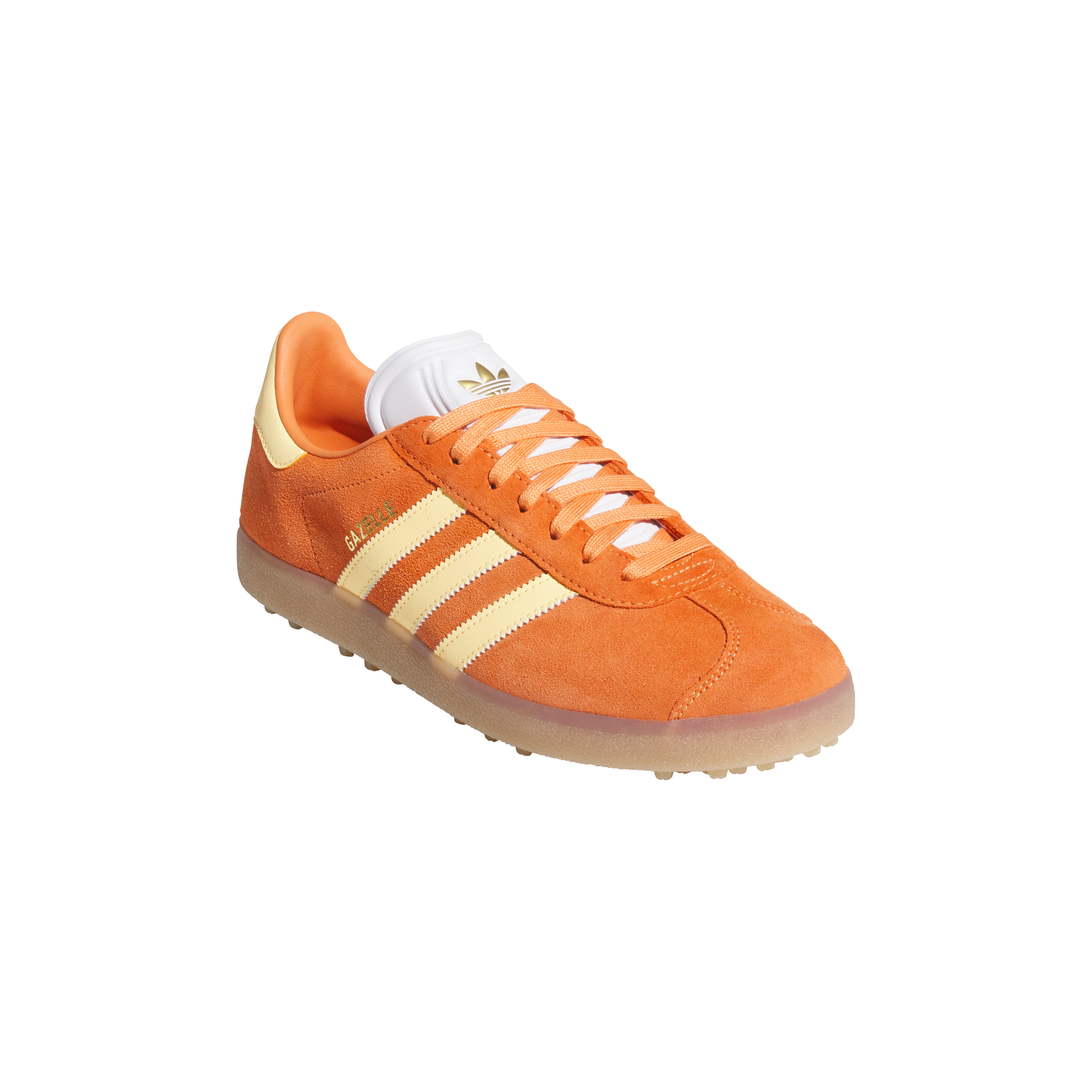 Men's Gazelle Spikeless Golf Shoe - Orange/Yellow