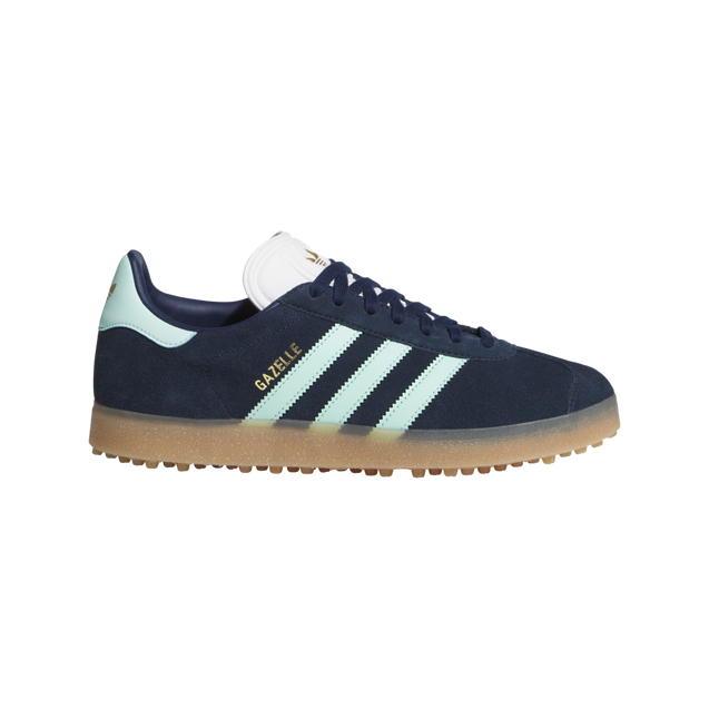 Men's Gazelle Spikeless Golf Shoe - Navy/Green ADIDAS