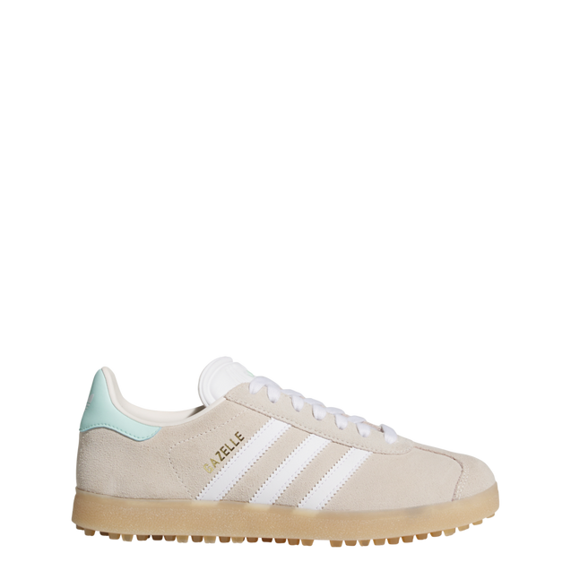 Women's Gazelle Spikeless Golf Shoe - Off-White/Mint | ADIDAS | Golf Shoes  | Women's | Golf Town Limited