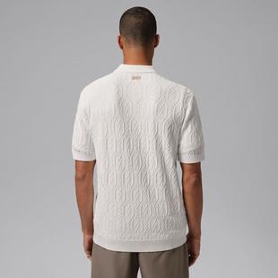 Men's SP Jordan Knit Button Down Short Sleeve Polo JORDAN