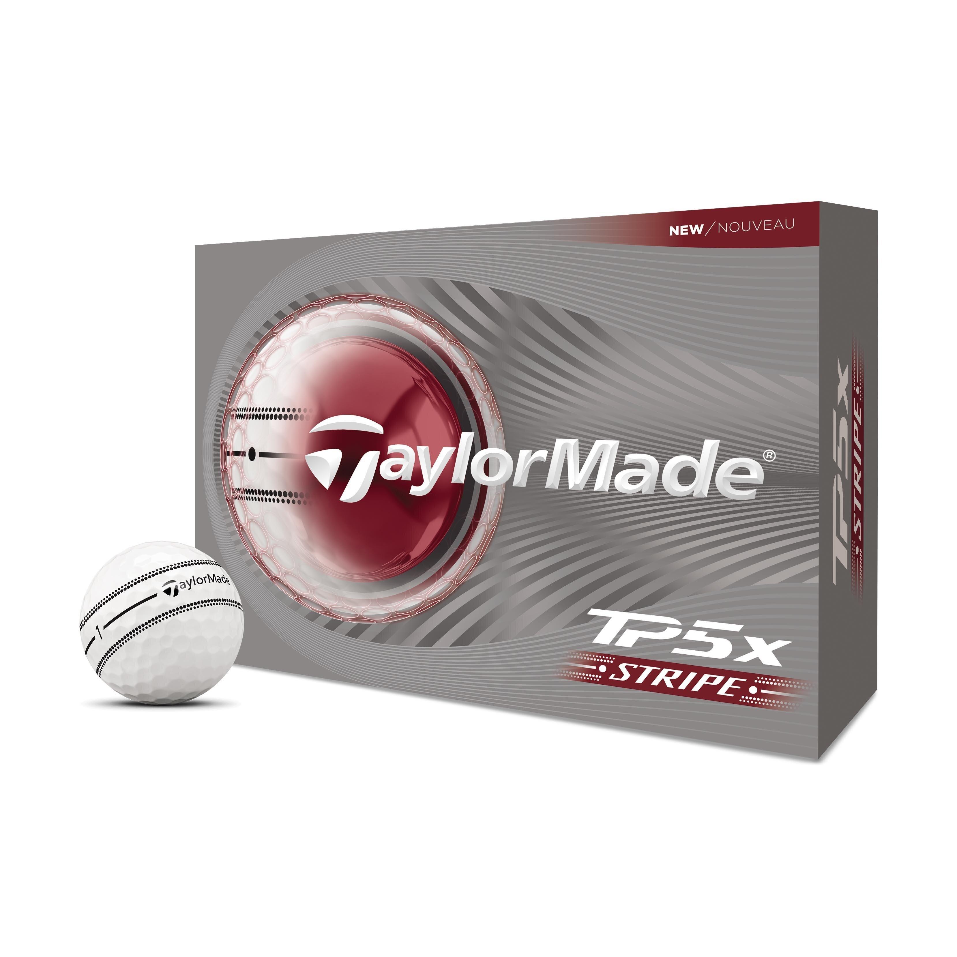 TaylorMade TP5x Stripe ゴルフボール TP5x Golf Balls - Stripe 