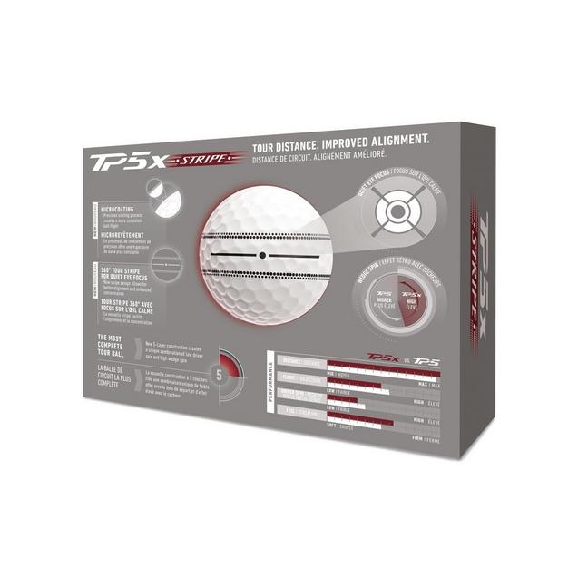 TP5x Golf Balls - Stripe | TAYLORMADE | Golf Balls | Men's | WHITE
