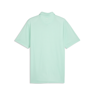 Men's Cloudspun Mono Check Short Sleeve Polo PUMA