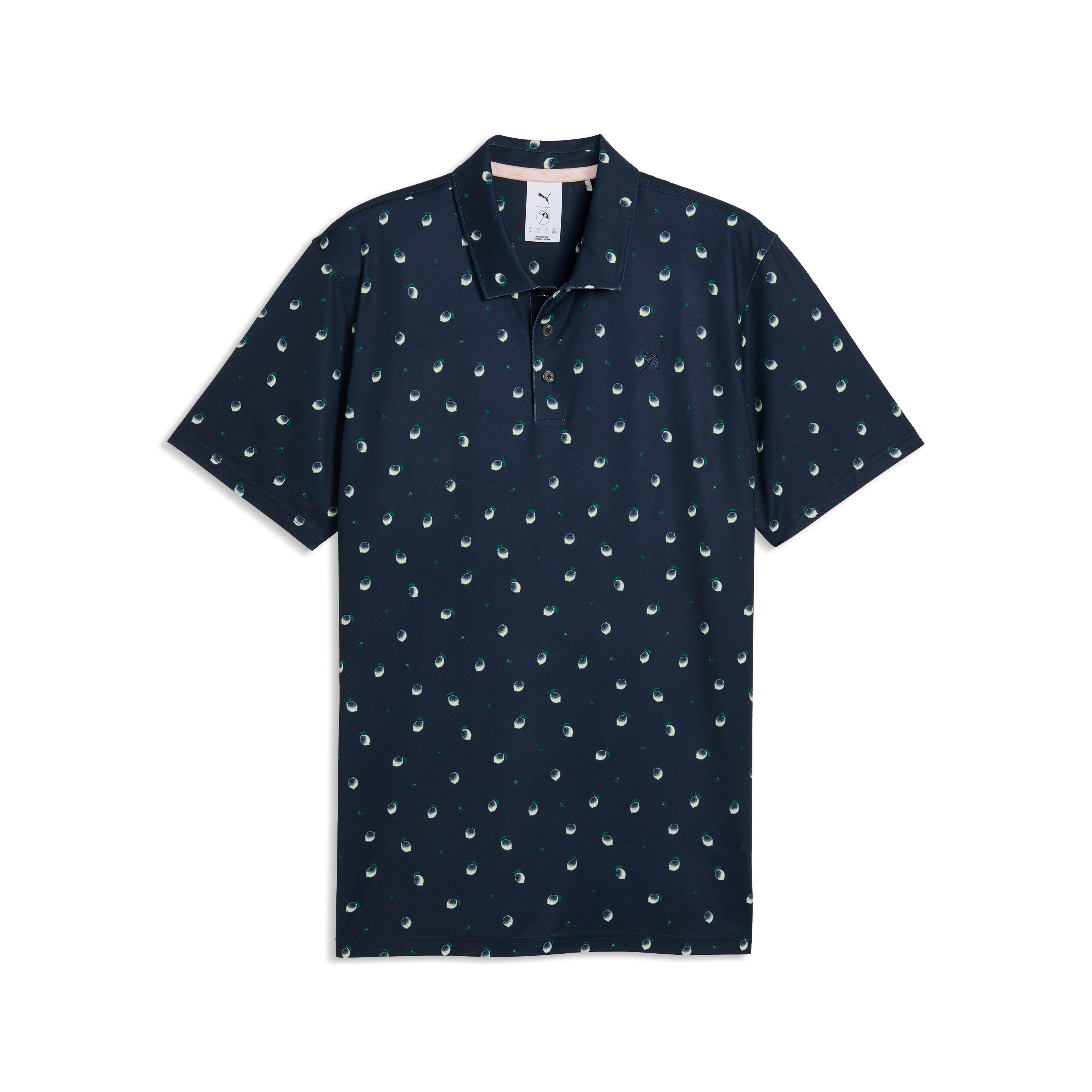 Men's Puma x AP Cloudspun Lemon Short Sleeve Polo