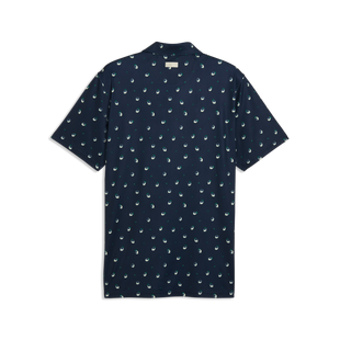 Men's Puma x AP Cloudspun Lemon Short Sleeve Polo PUMA