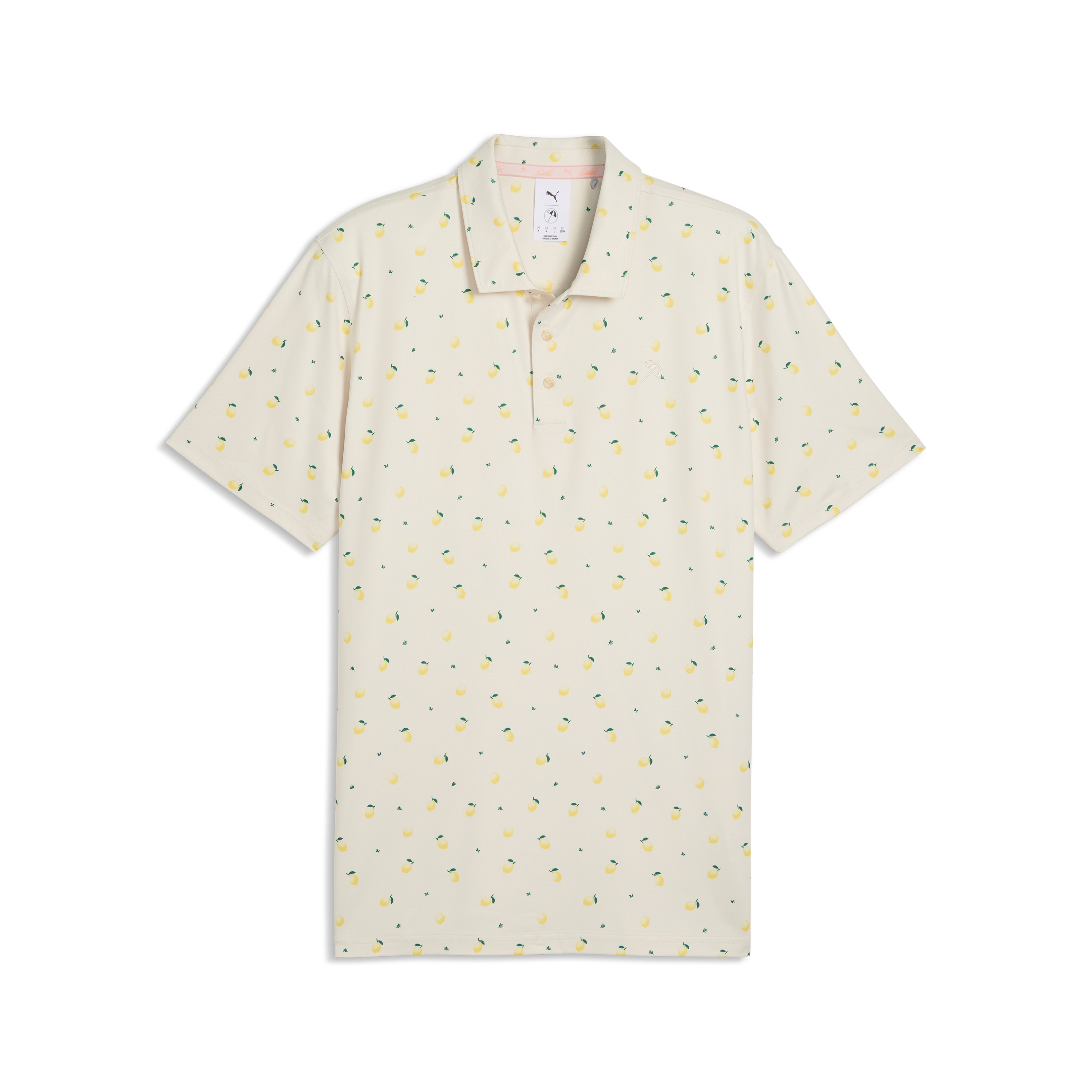 Men's Puma x AP Cloudspun Lemon Short Sleeve Polo