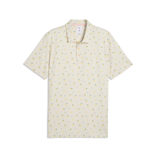 Men's Puma x AP Cloudspun Lemon Short Sleeve Polo PUMA