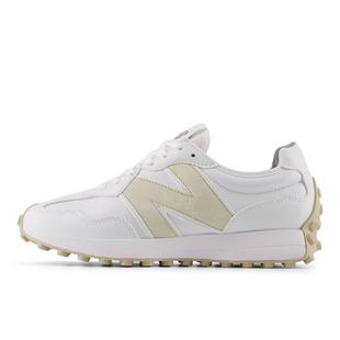 Chaussures de golf sans crampons 327 pour femmes - Blanc/Beige NEW BALANCE