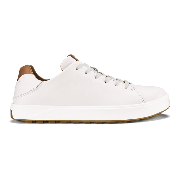 Men's Wai'Alae Spikeless Golf Shoe - White OLUKAI