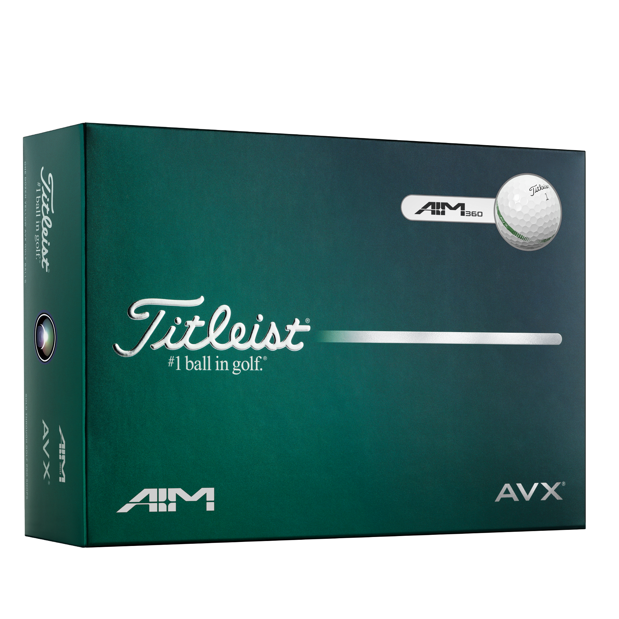 TITLEIST - vente balles de golf modèle AVX AIM 360 White