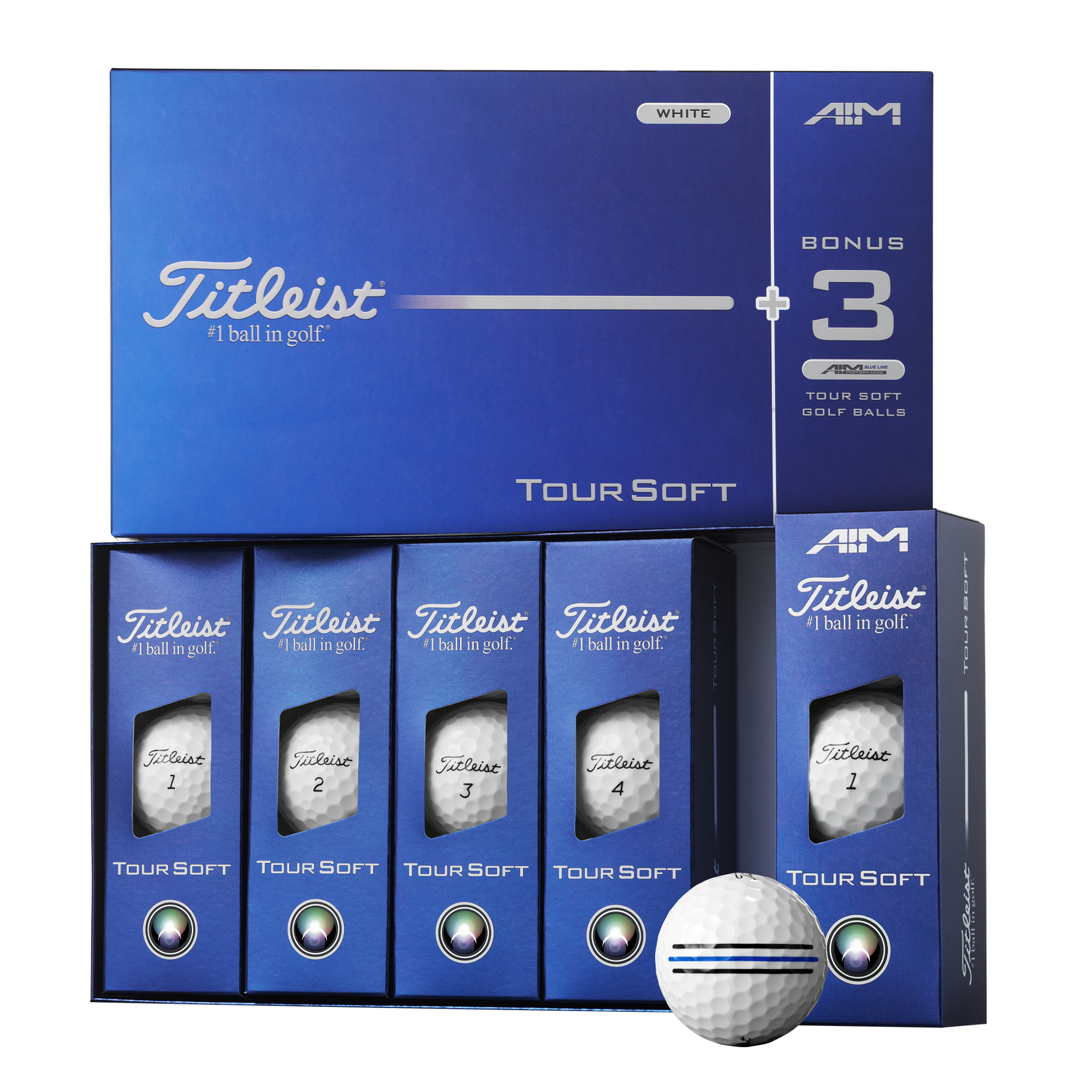 Tour Soft Golf Balls - 15 Pack