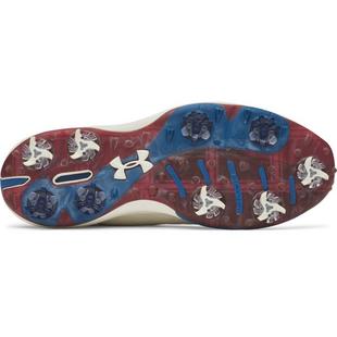 Men's Drive Pro Clone LE Spiked Golf Shoe - Off-White/Multi UNDER ARMOUR