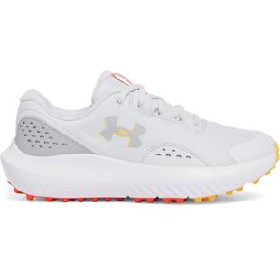 Junior Surge Spikeless Golf Shoe - White UNDER ARMOUR