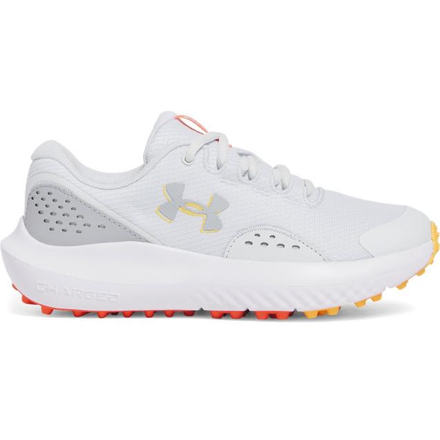 Junior Surge Spikeless Golf Shoe - White UNDER ARMOUR