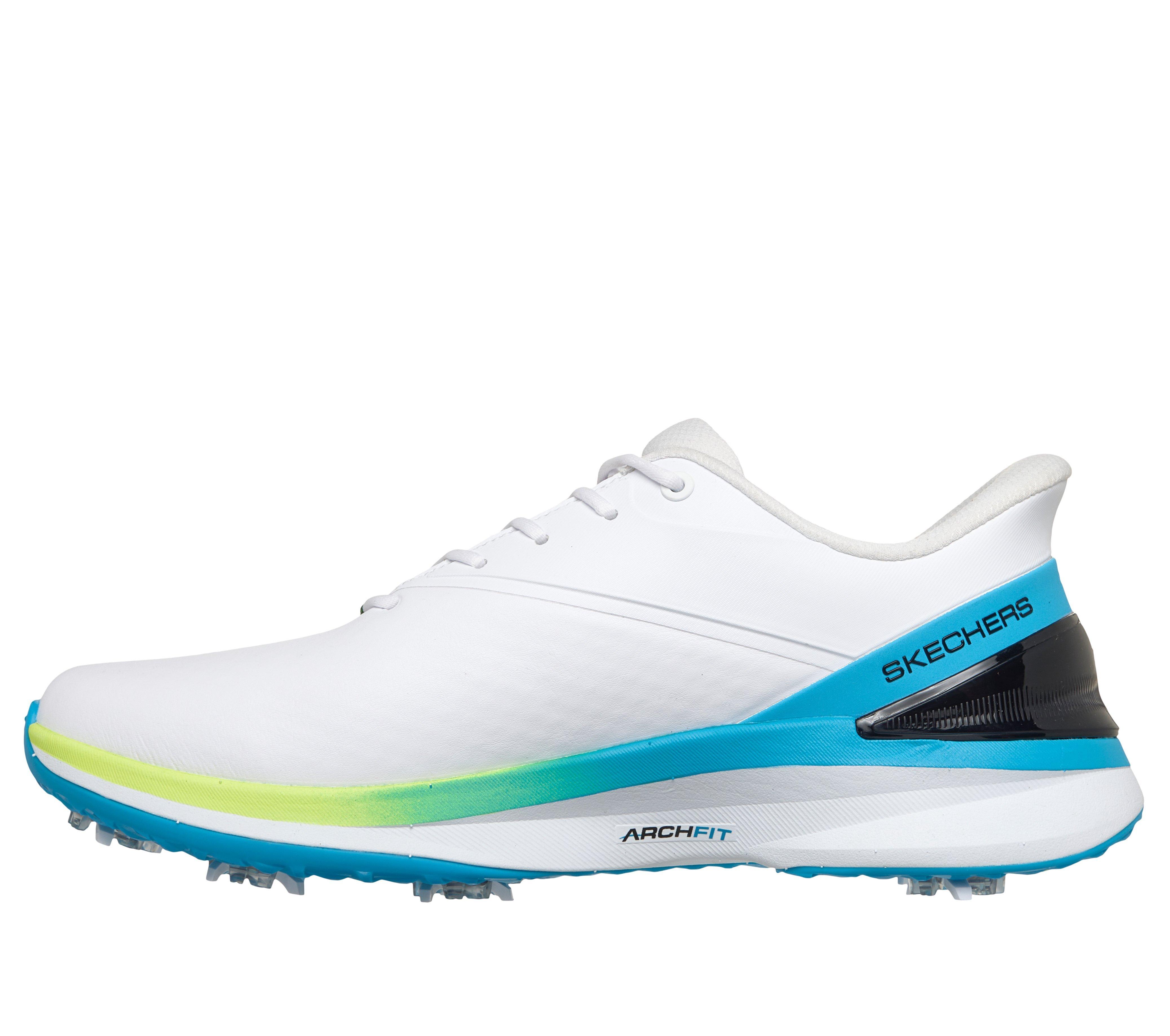 Men's Blade Tour SI Spiked Golf Shoe - White/Multi