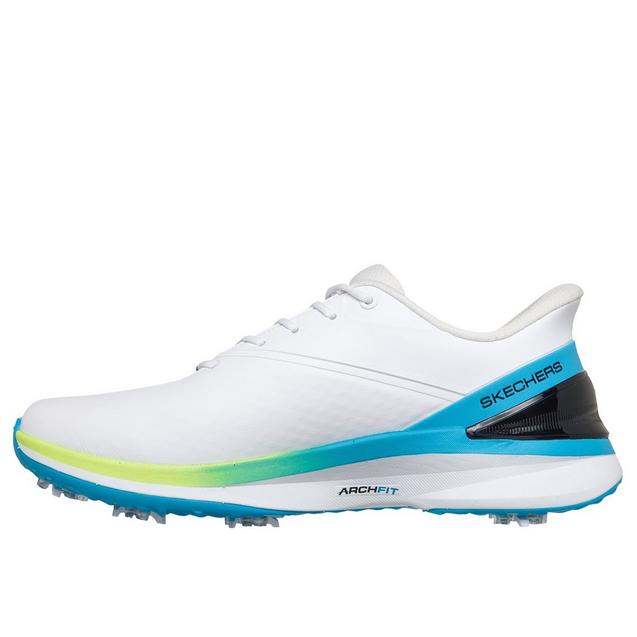 Men's Blade Tour SI Spiked Golf Shoe - White/Multi | SKECHERS