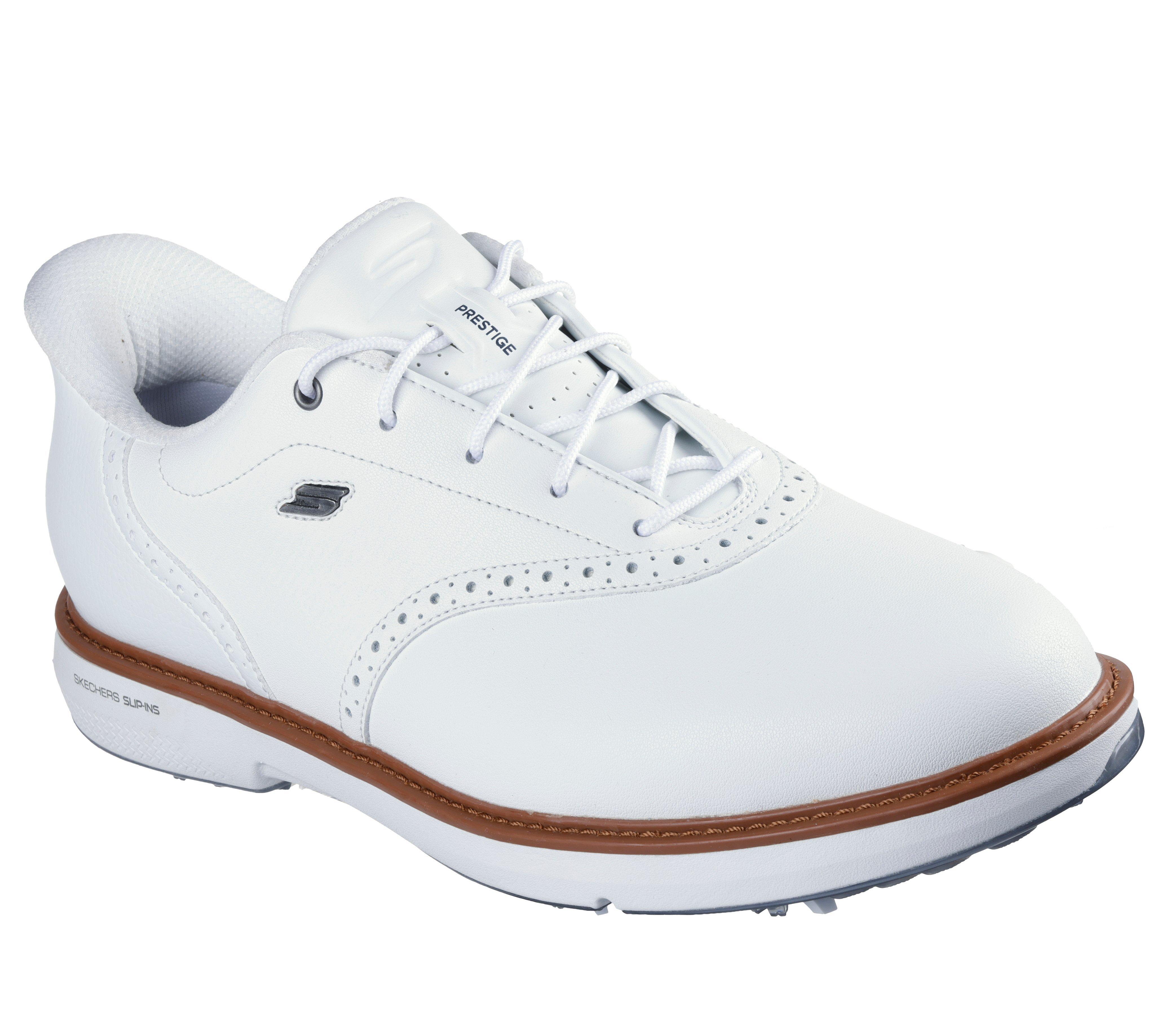 Men's Go Golf Prestige Spiked Shoe - White