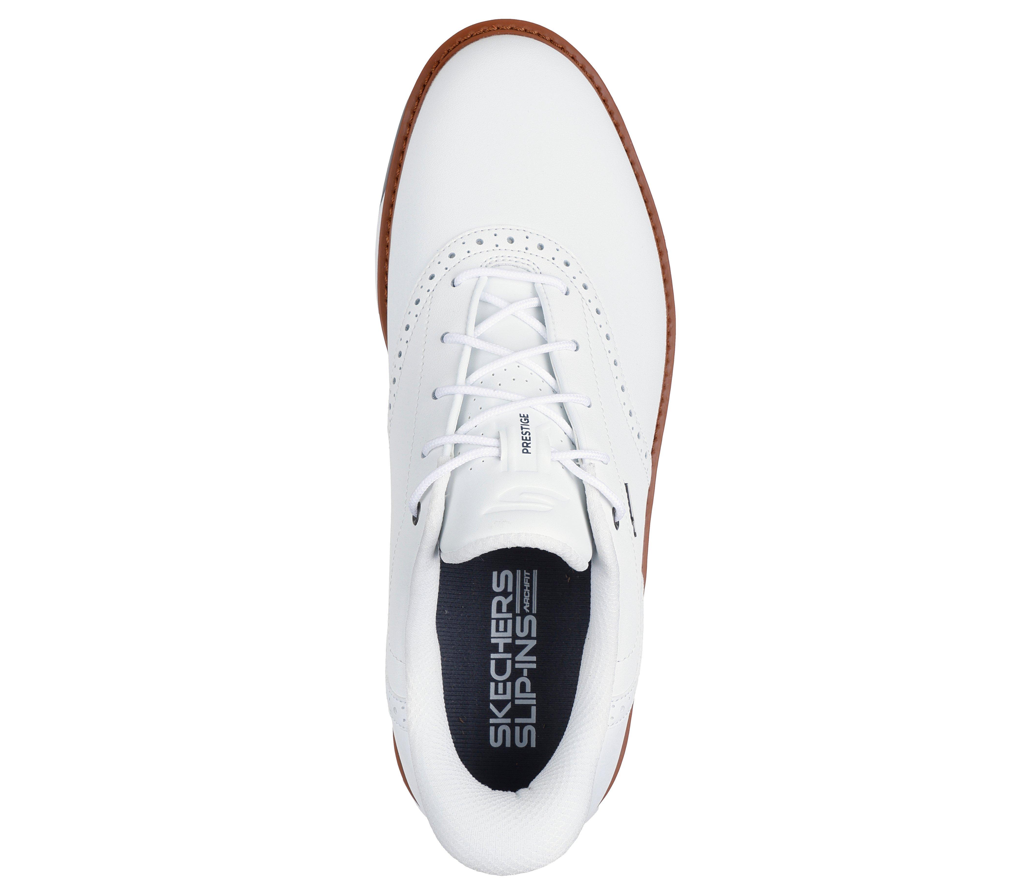 Men's Go Golf Prestige Spiked Shoe - White