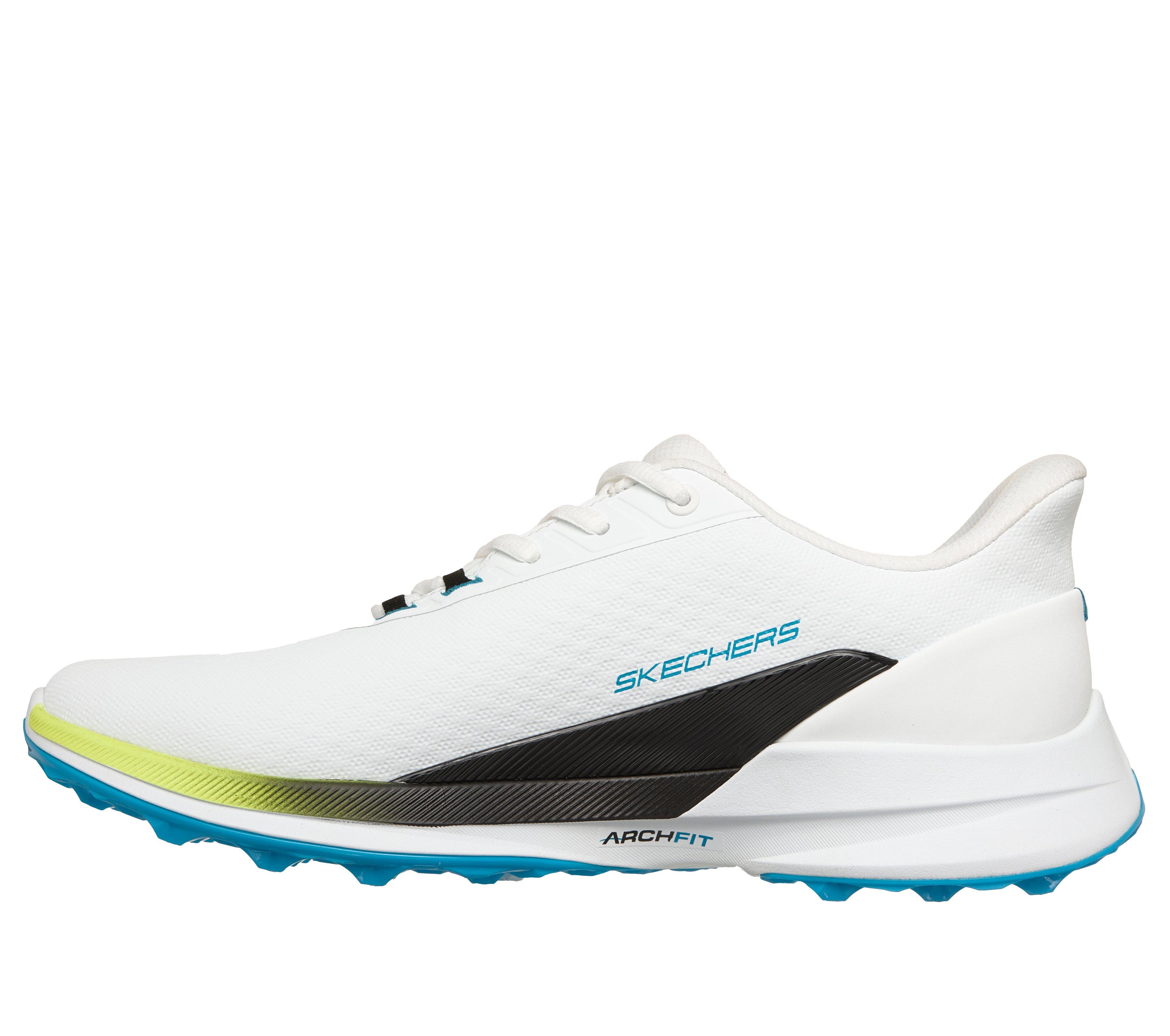 Men's Pure SI Spikeless Golf Shoe - White/Multi
