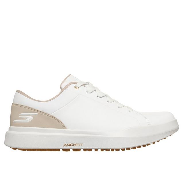 Men's Go Golf Drive 6 Spikeless Golf Shoe - White/Tan SKECHERS