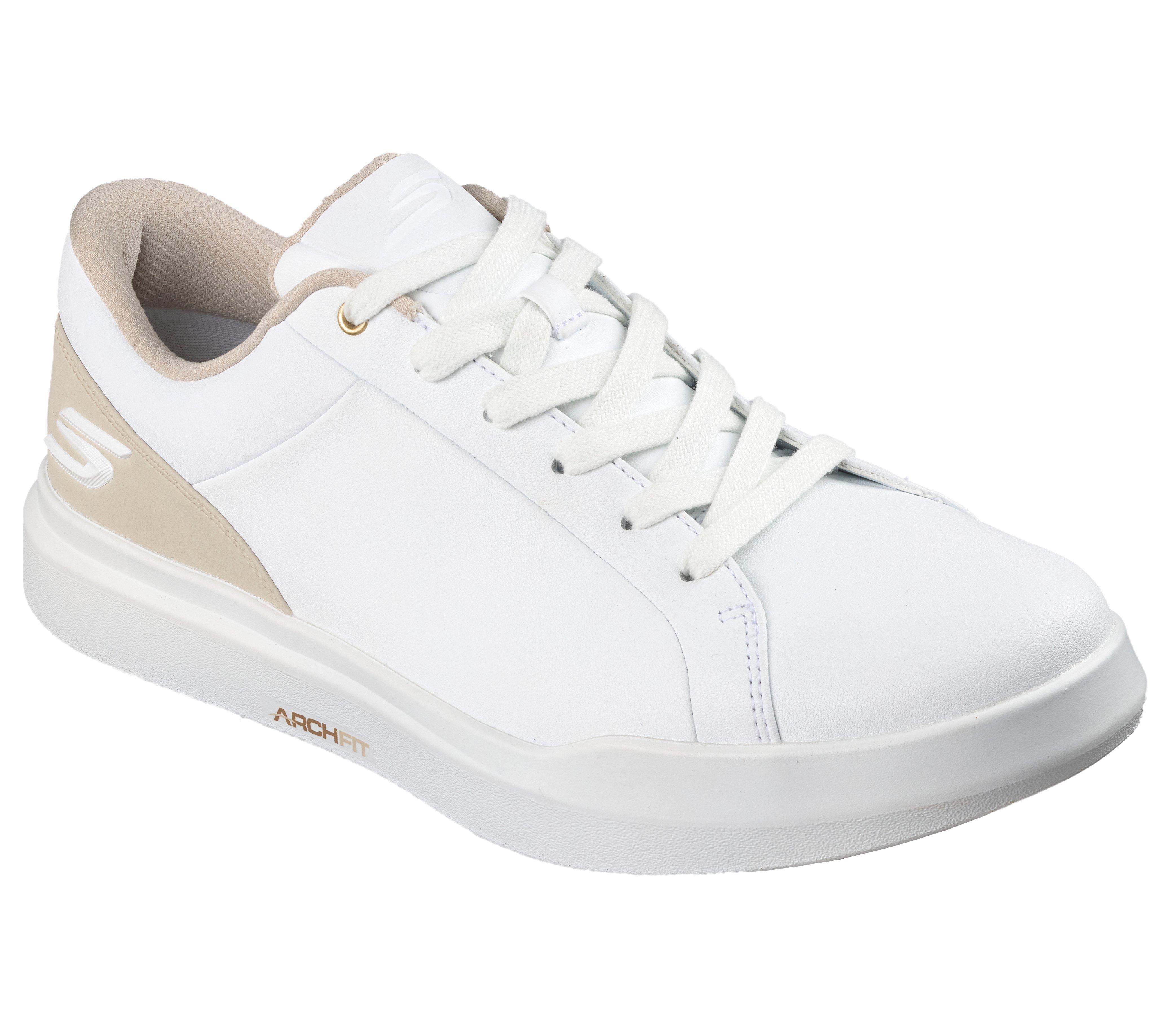 Men's Go Golf Drive 6 Spikeless Shoe - White/Tan