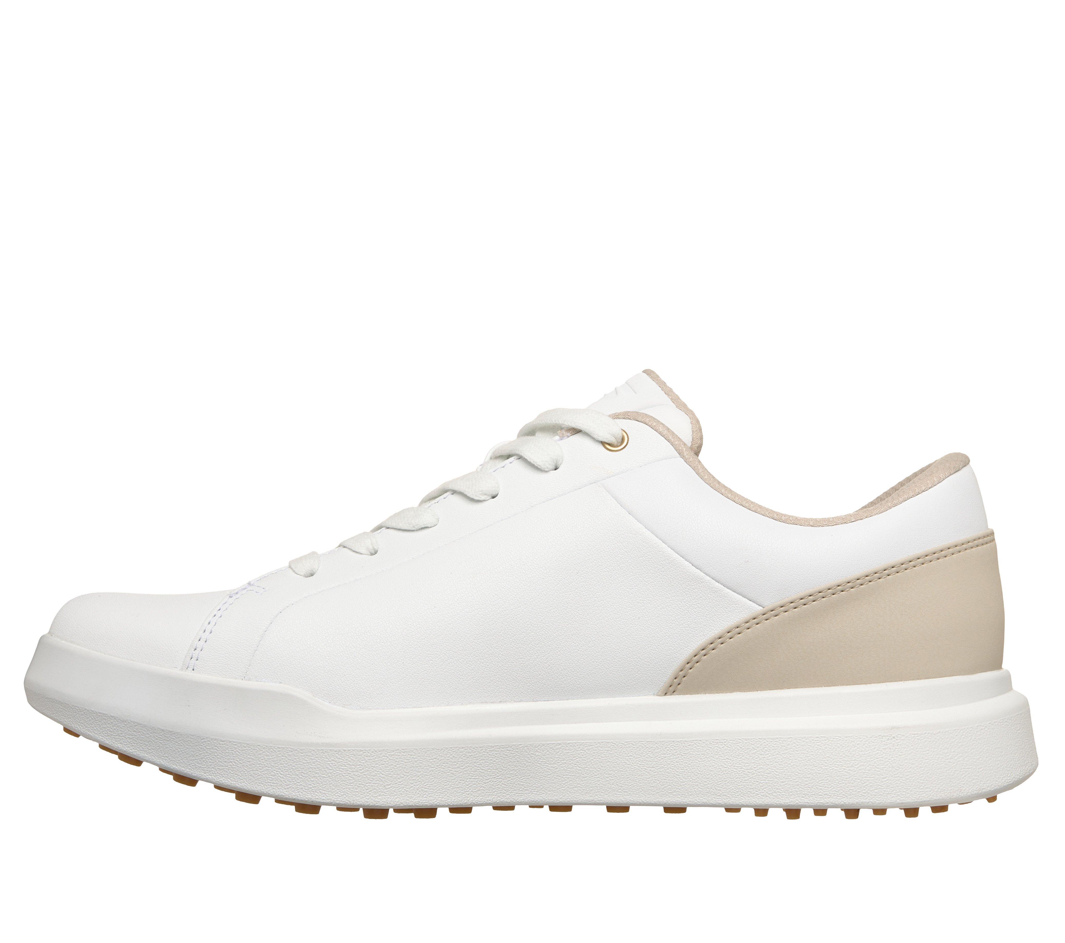 Men's Go Golf Drive 6 Spikeless Shoe - White/Tan