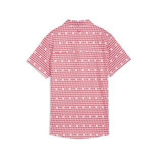 Women's Maple Leaf Printed Short Sleeve Polo PUMA