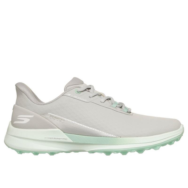 Women's Pure SI Spikeless Golf Shoe - Grey/Aqua