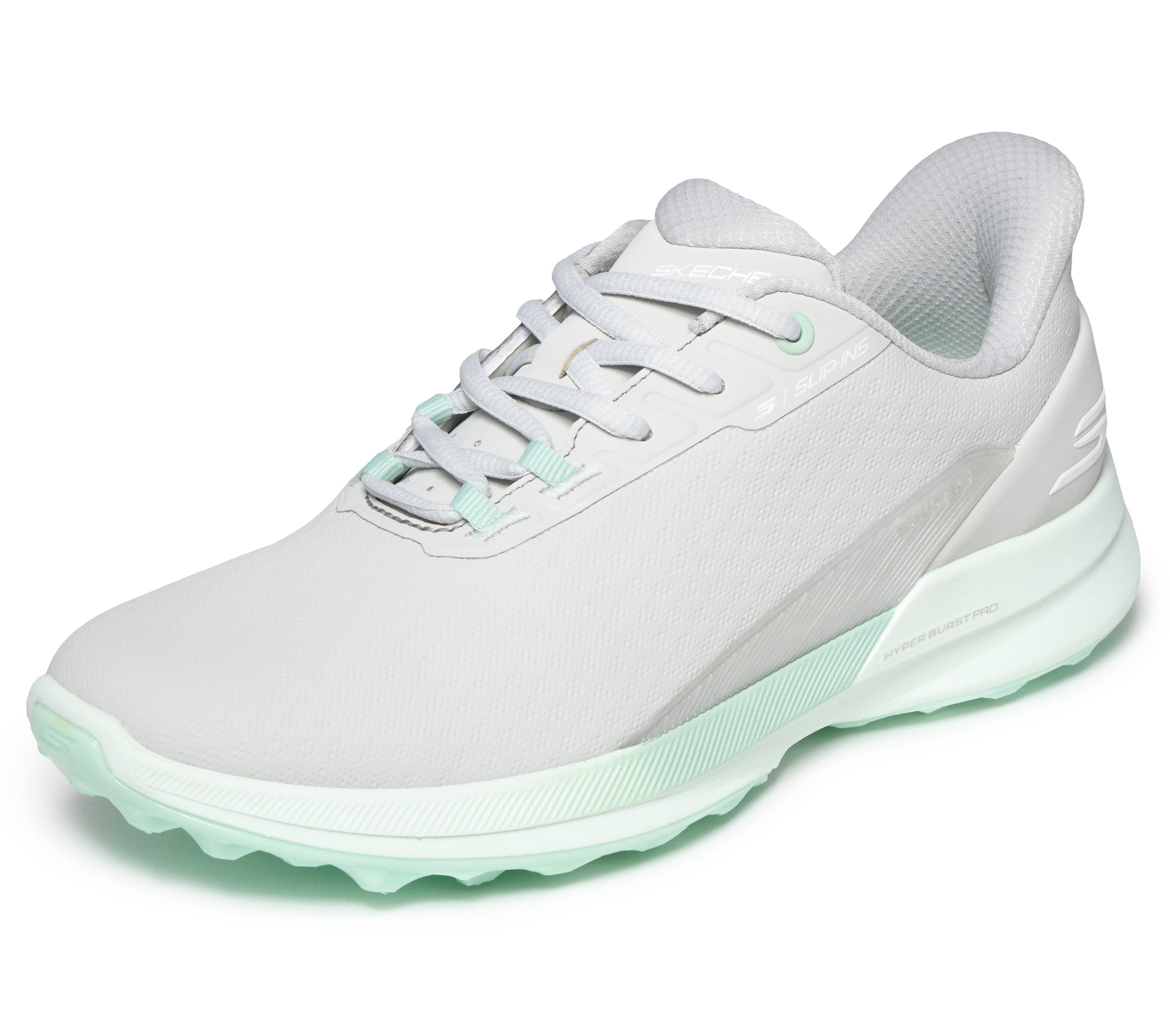Women's Pure SI Spikeless Golf Shoe - Grey/Aqua
