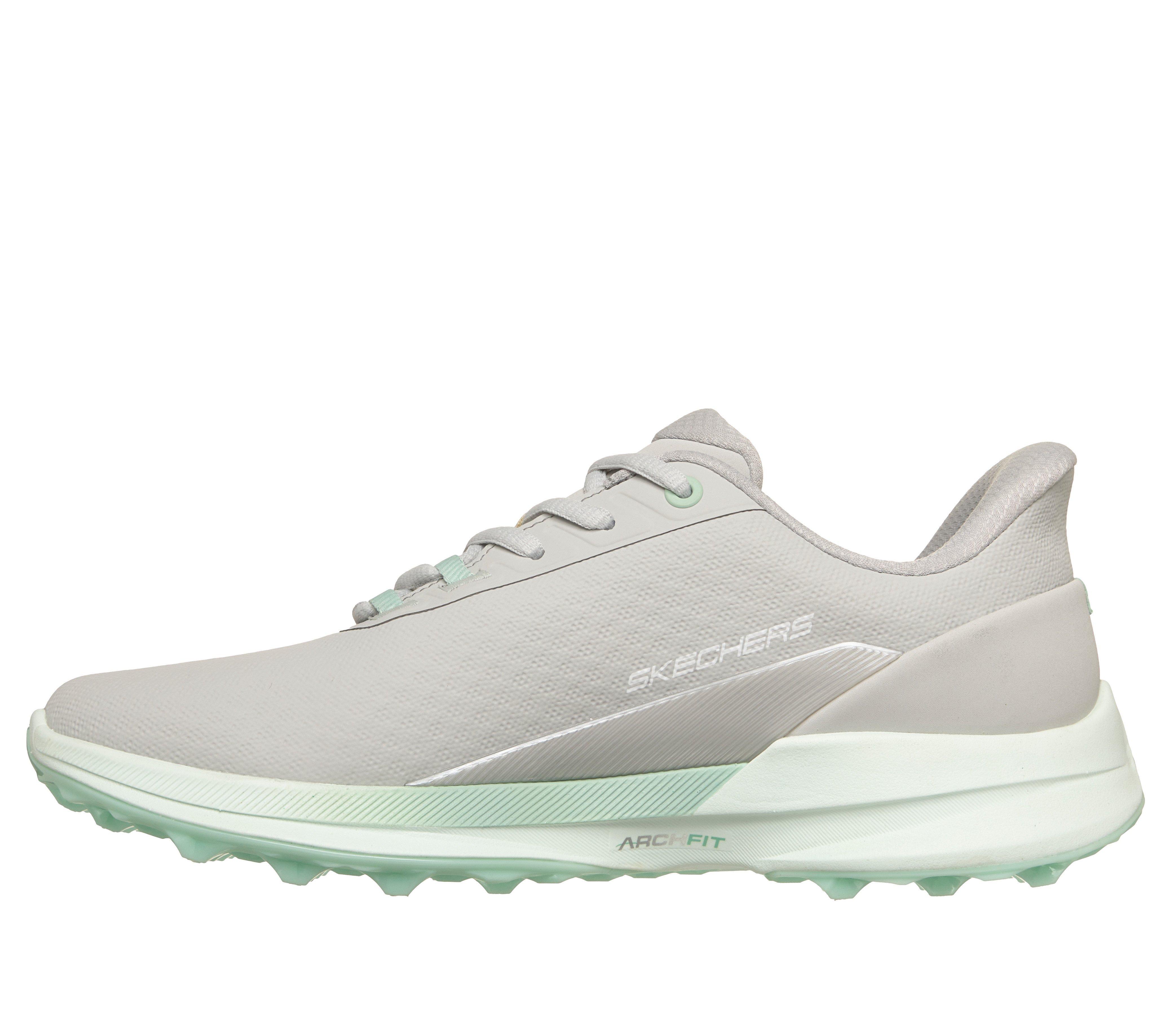 Women's Pure SI Spikeless Golf Shoe - Grey/Aqua