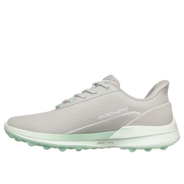 Women's Pure SI Spikeless Golf Shoe - Grey/Aqua | SKECHERS | Golf