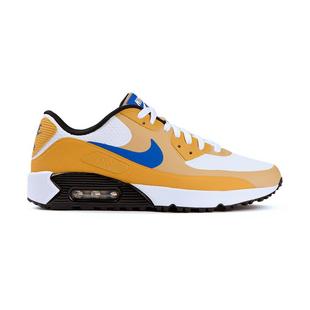 Air Max 90 Spikeless Golf Shoe - White/Tan/Blue NIKE