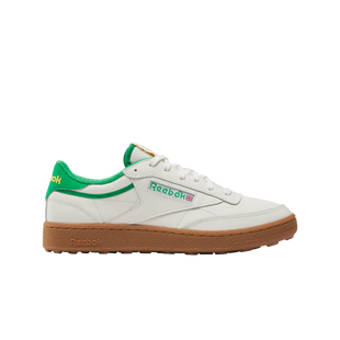 Men's Club C Spikeless Golf Shoe - White/Green REEBOK
