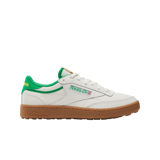 Men's Club C Spikeless Golf Shoe - White/Green REEBOK