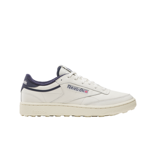 Men's Club C Spikeless Golf Shoe - White/Navy REEBOK
