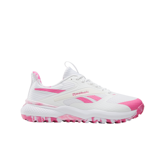 Men's Nano Golf Limited Edition Spikeless Golf Shoe - White/Pink REEBOK