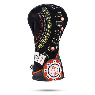 Couvre-b&acirc;ton Blackjack - Bois de d&eacute;part PINS & ACES
