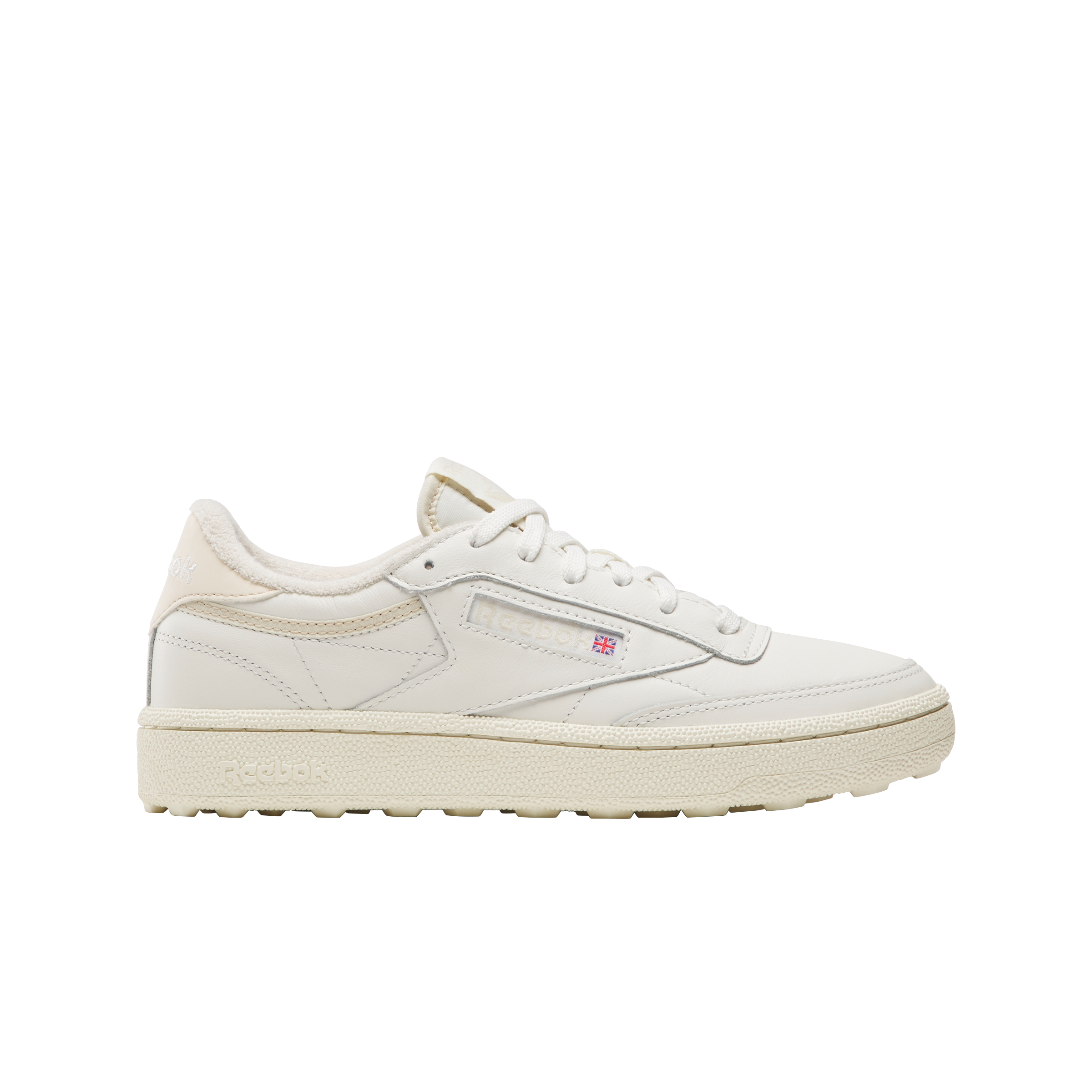 Women's Club C Spikeless Golf Shoe - Off-White/Pink