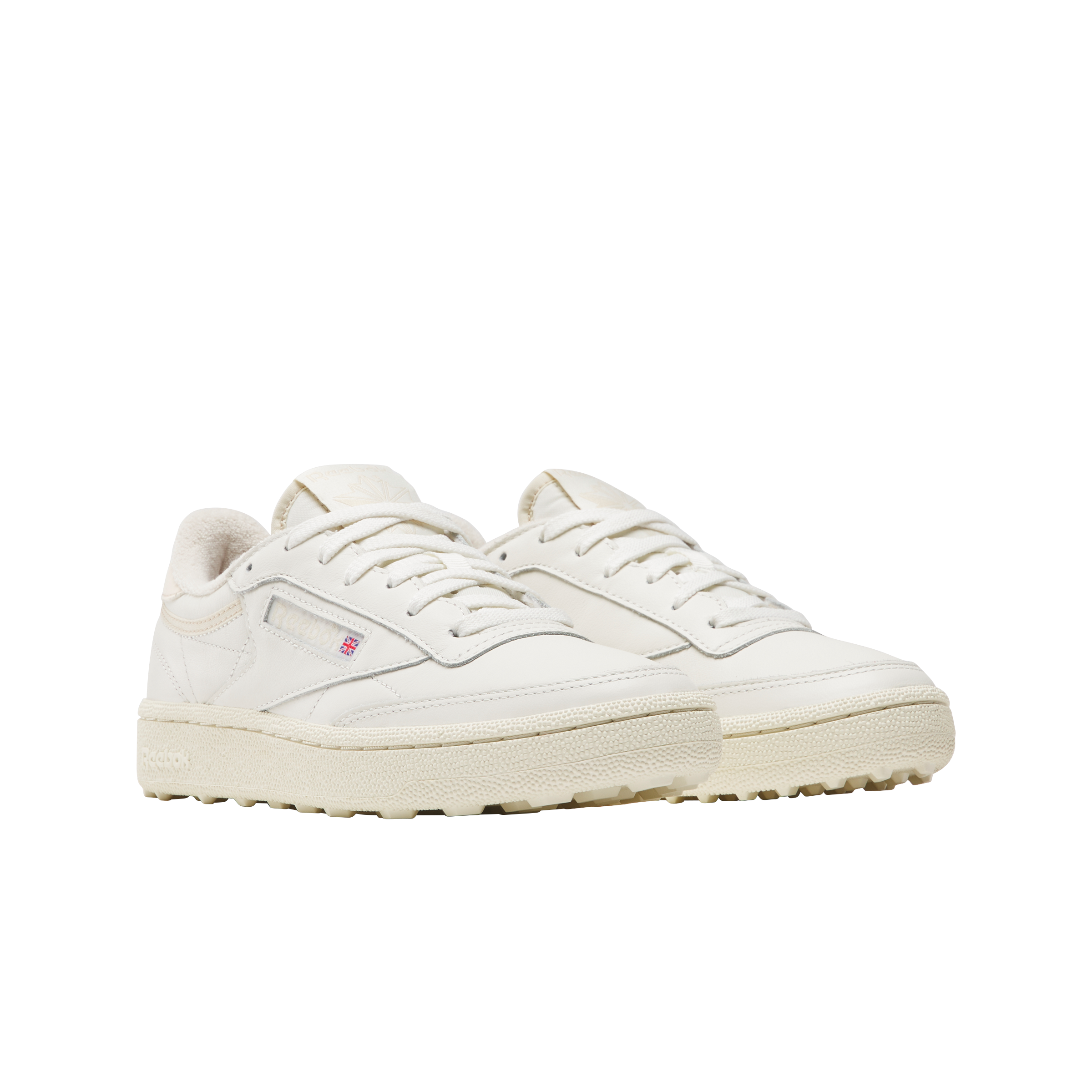 Women's Club C Spikeless Golf Shoe - Off-White/Pink