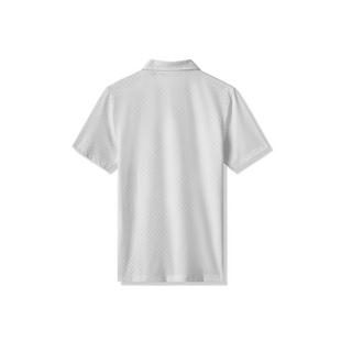 Polo &agrave; manches courtes Featherweight Salt pour hommes TRAVISMATHEW