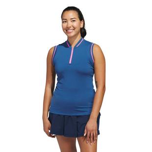 Polo sans manches &agrave; glissi&egrave;re Ultimate365 pour femmes ADIDAS