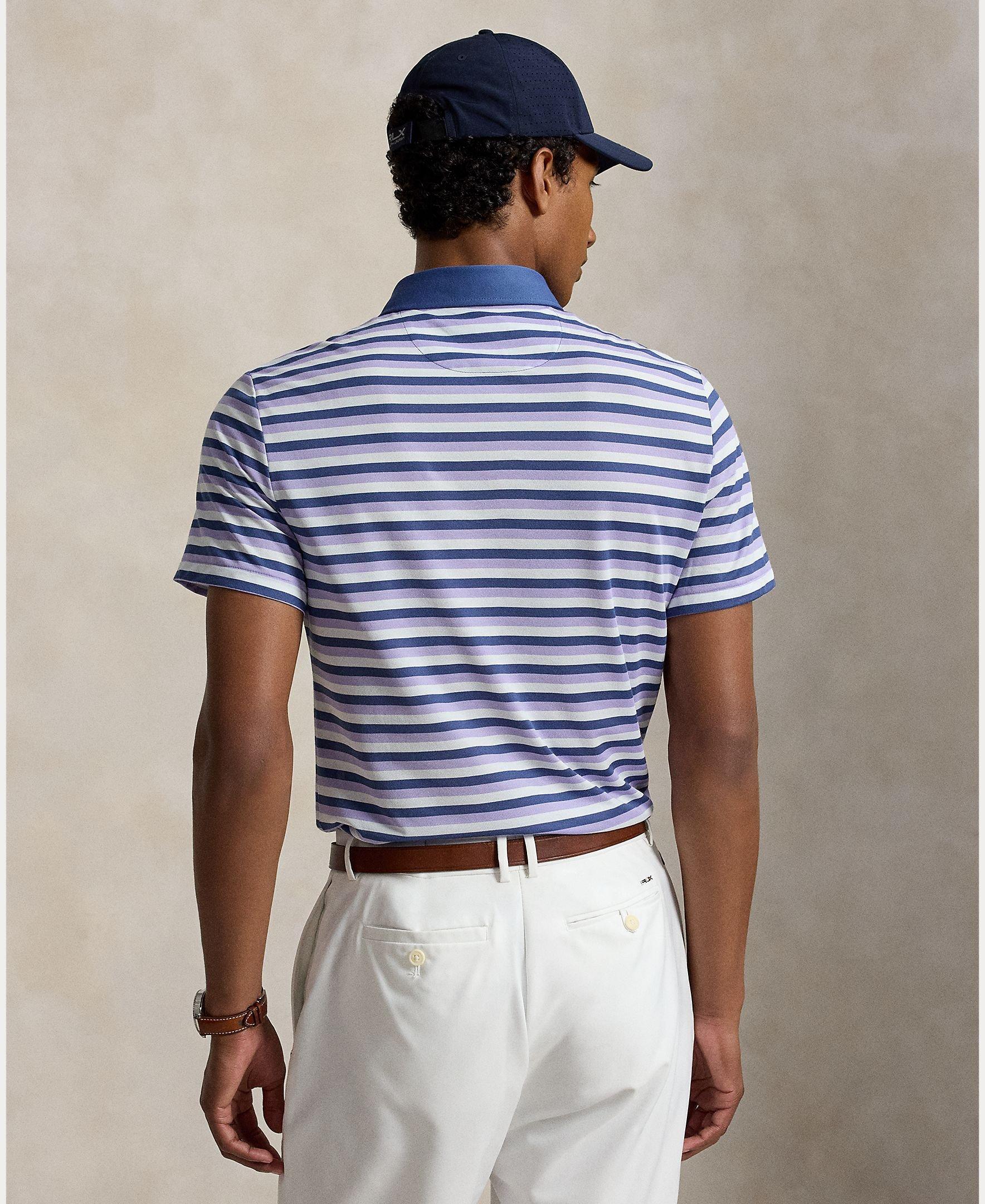 Men's Tour Pique Contrast Collar Short Sleeve Polo