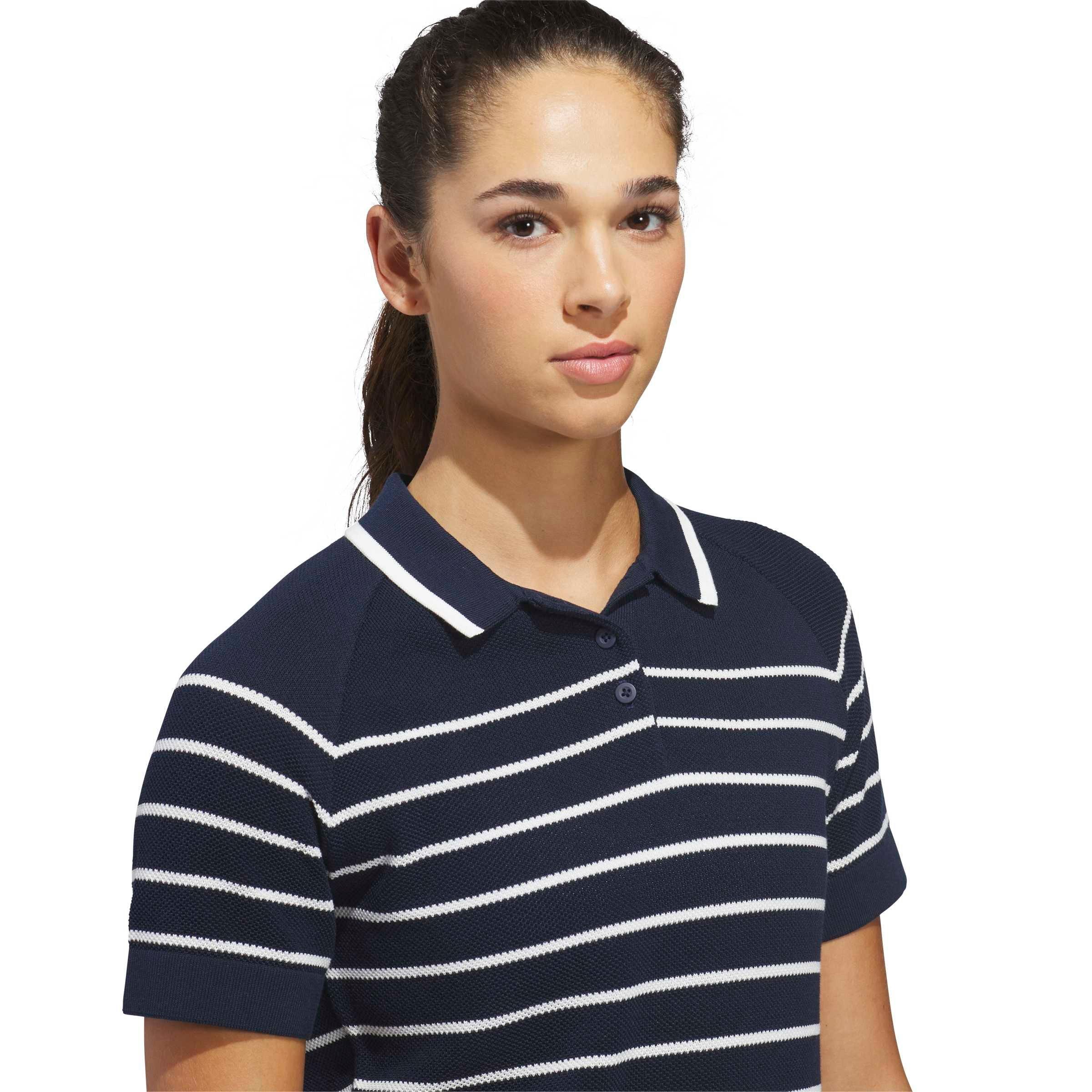 Women's Ultimate365 Stripe Knit Short Sleeve Polo