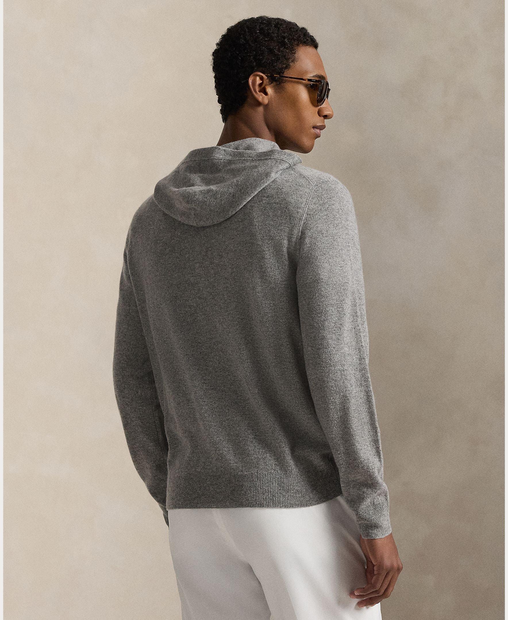 Men's Washable Cashmere Hoodie