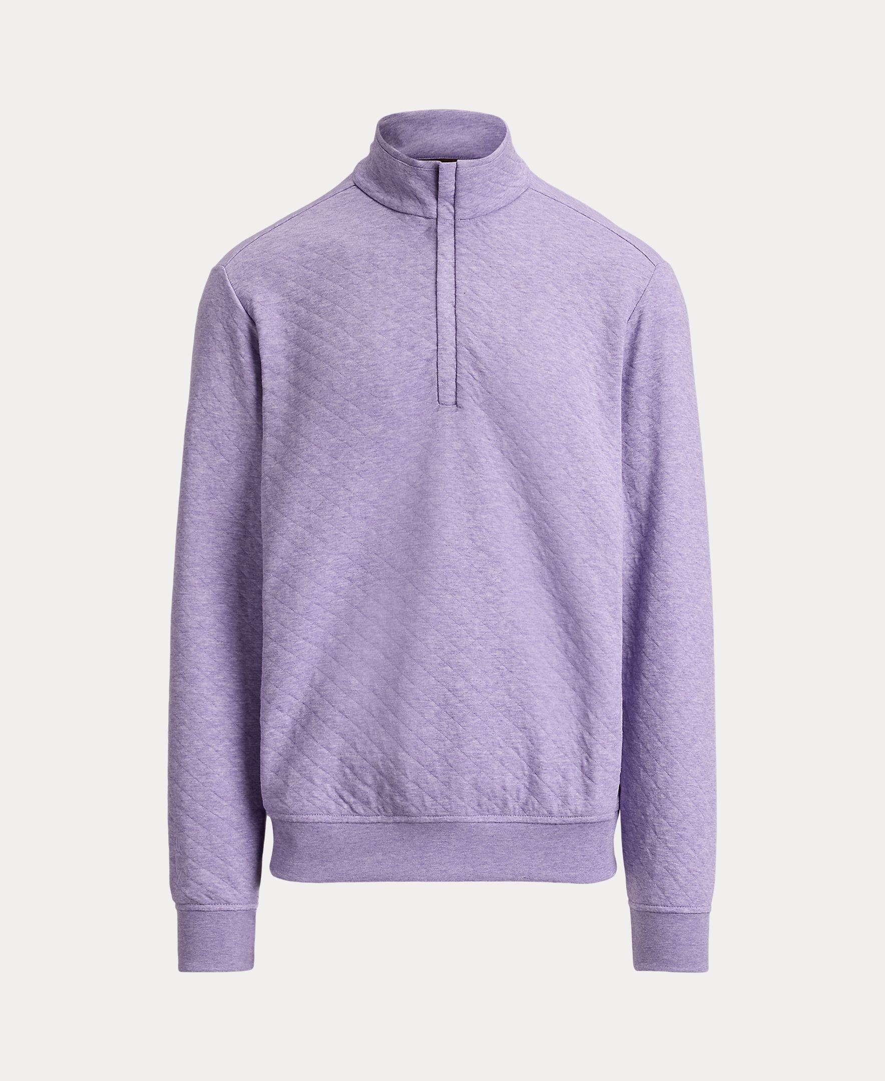 Men's Quilted Double Knit 1/2 Zip Pullover