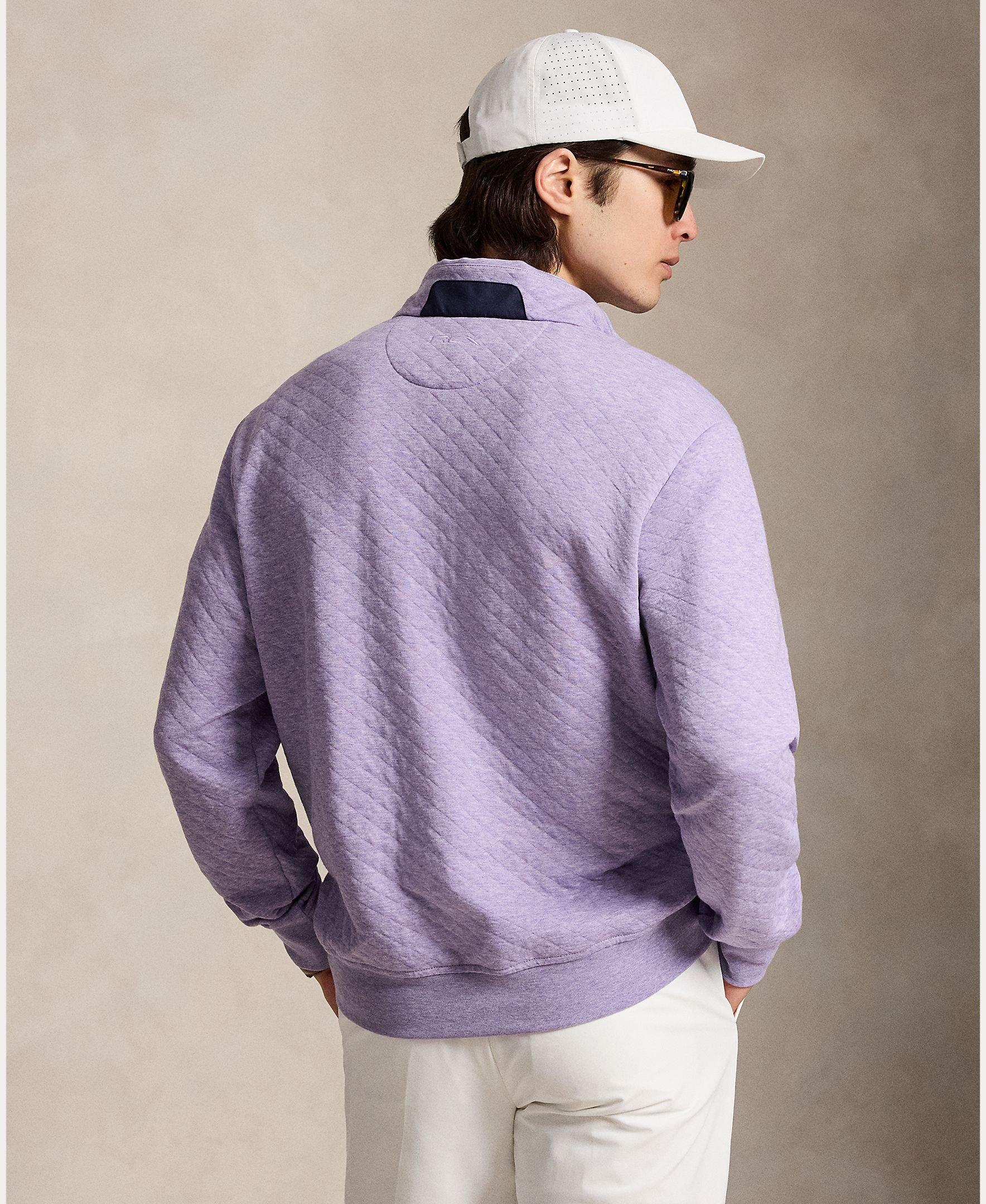 Men's Quilted Double Knit 1/2 Zip Pullover