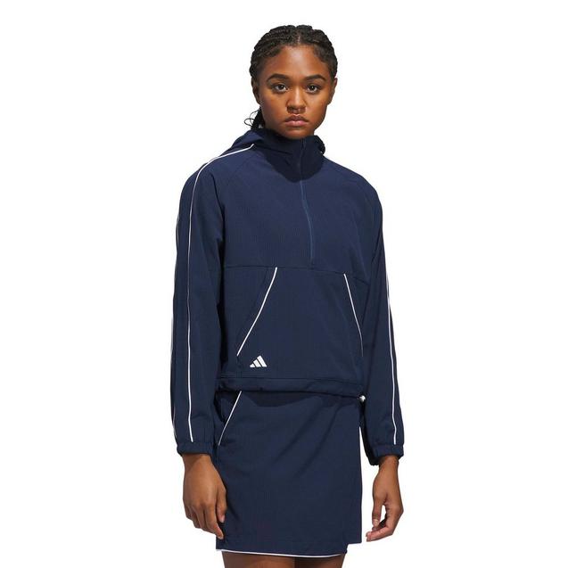 Women's Ultimate365 Seersucker 1/4 Zip Jacket | ADIDAS | Outerwear