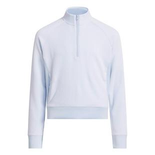 Girls Textured 1/4 Zip Sweater ADIDAS